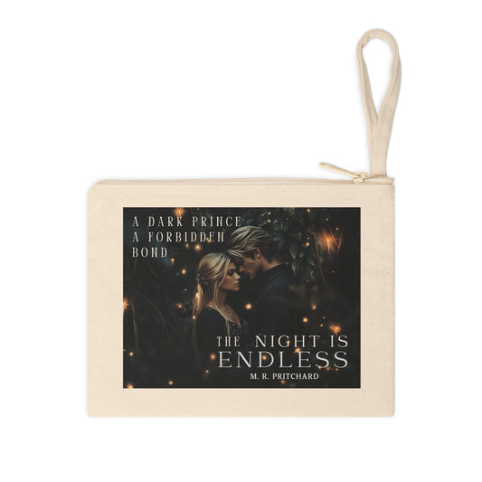 ✨ The Night Is Endless  ✨🖤 Zippered Accessory Pouch