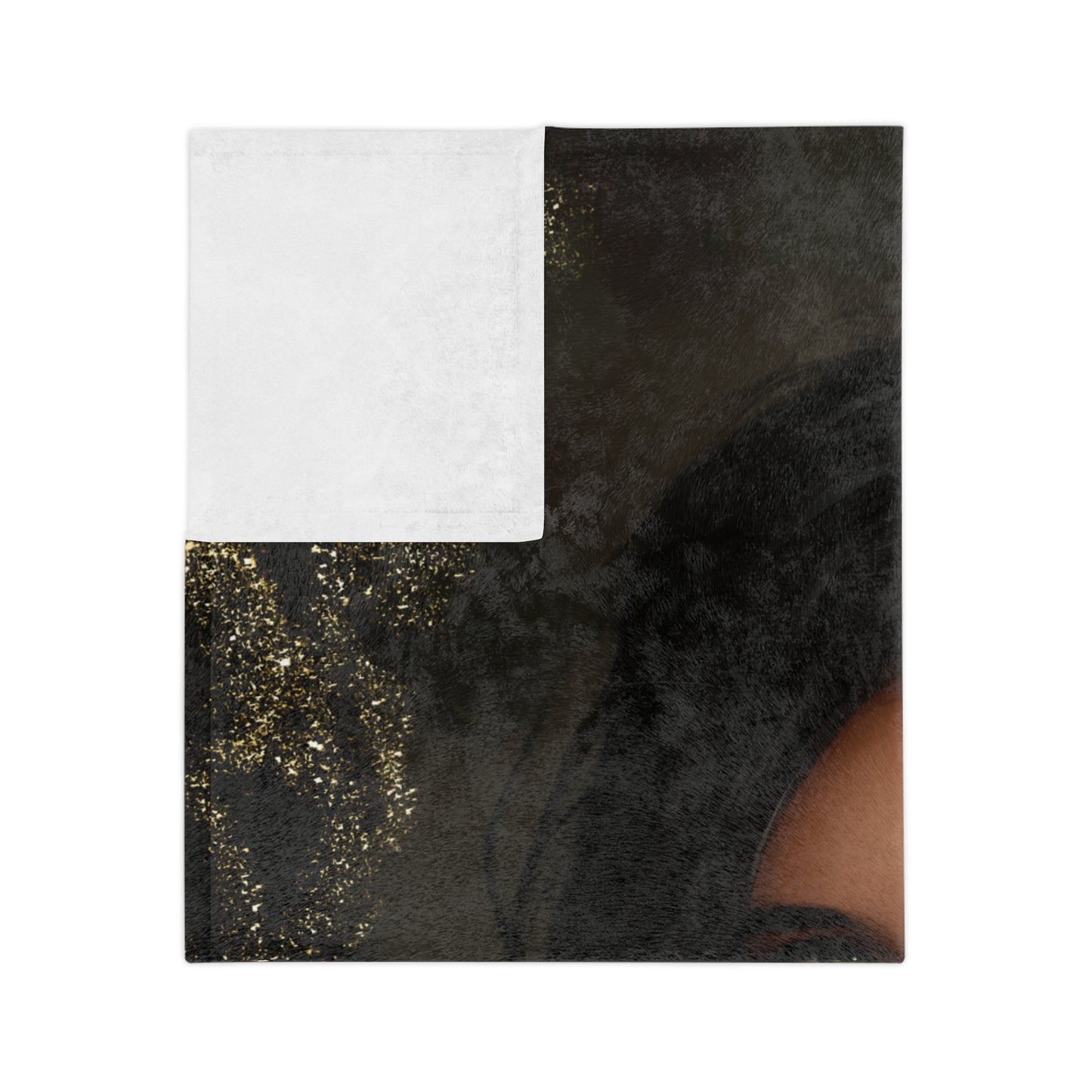 “Starlight & Shadows” Velveteen Blanket – Rue & Lucipurr Edition
