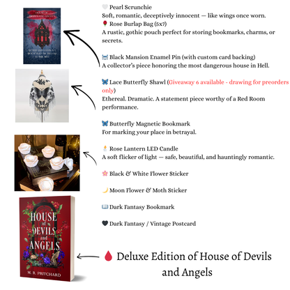 April Book Box featuring "House of Devils and Angels" Deluxe edition softcover