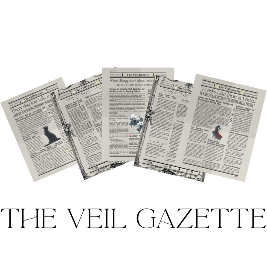The Veil Gazette: Back Issue Bundle 47, 48, 49, 50, 52, 53, 54, (Oct 2025-April 2026)
